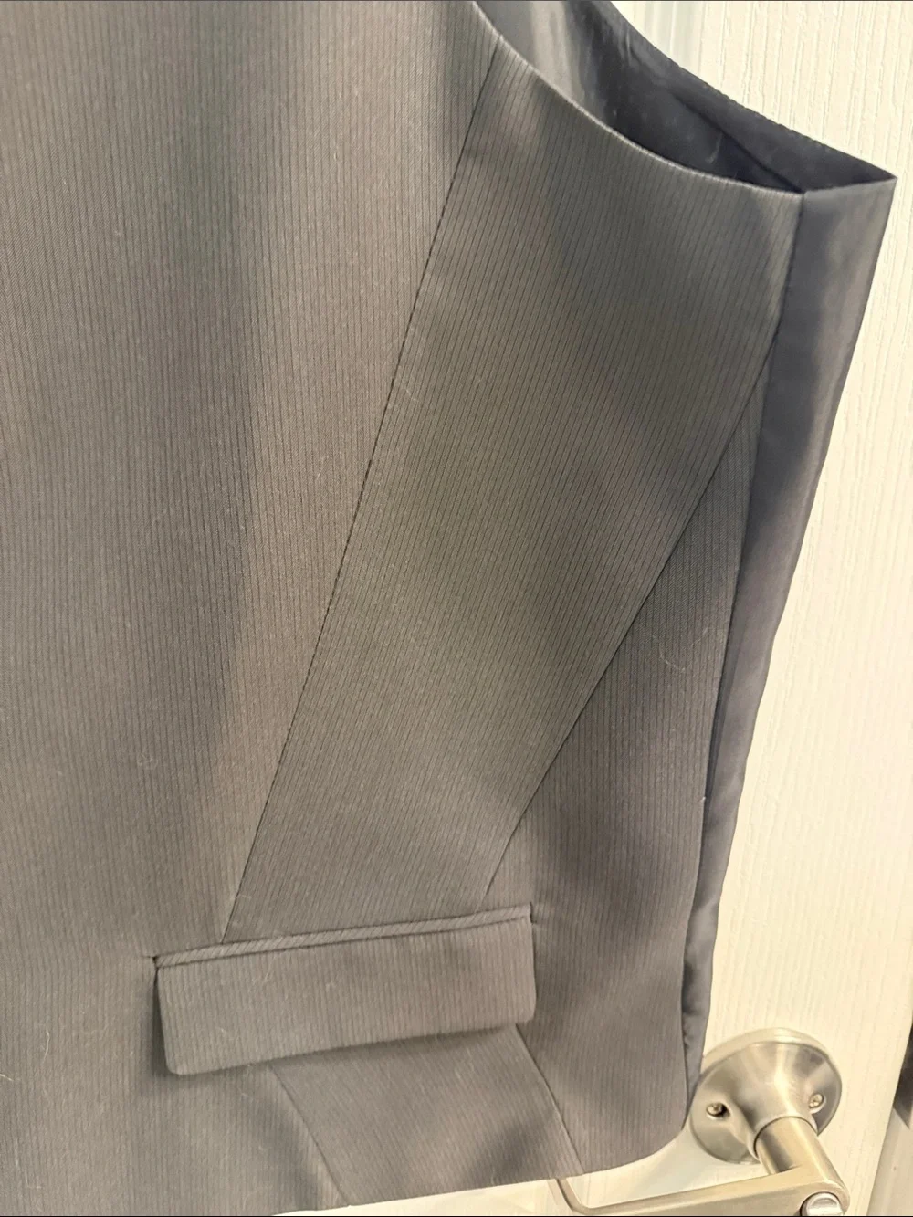 Alfani Men's Gray Slim Fit Dress Vest -Modern